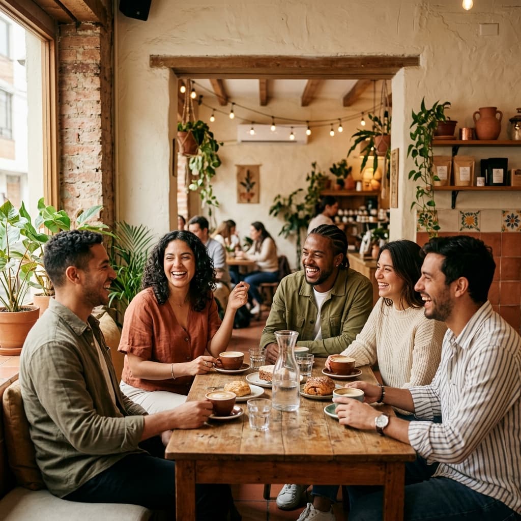 Cafe interaction